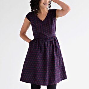 Aurora v-neck Dress by Mata Traders